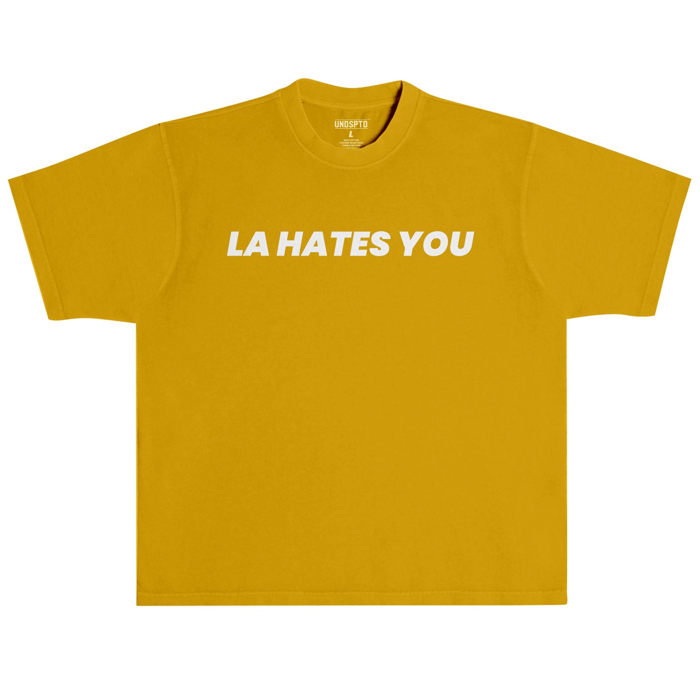 la hates you tshirt undisputed principles peanut butter