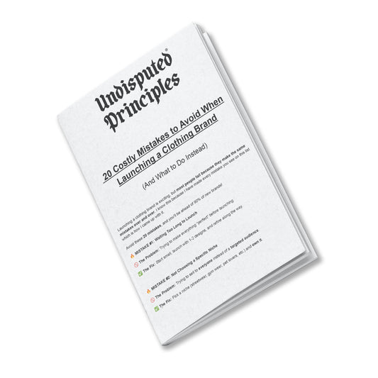 20 Mistakes to Avoid as Clothing Brand - Free Report