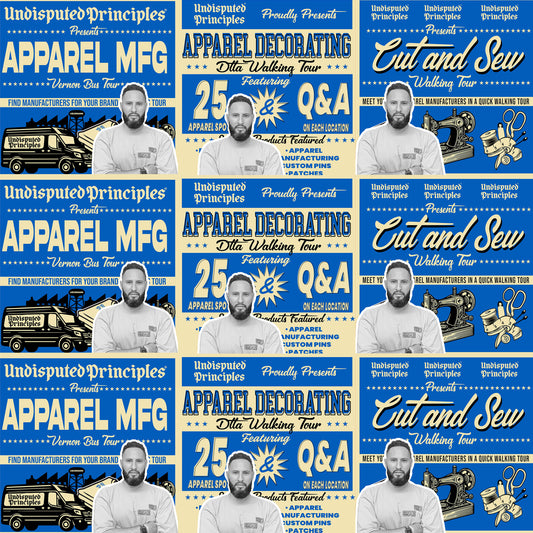 3-Tour Bundle: Vernon Bus Tour, Apparel Decorating & Cut & Sew Tours with 1 Ticket