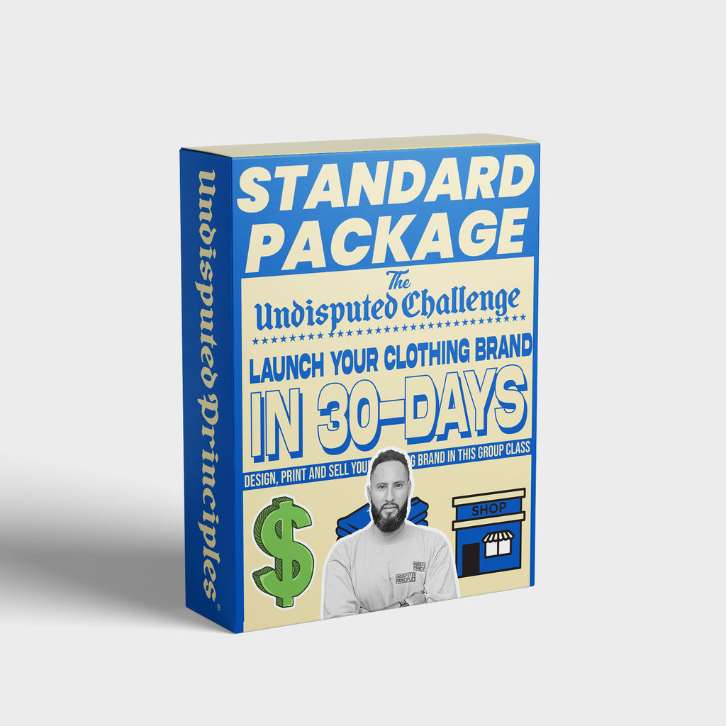 The Undisputed Challenge: Launch Your Clothing Brand in 30 Days with Me for $1