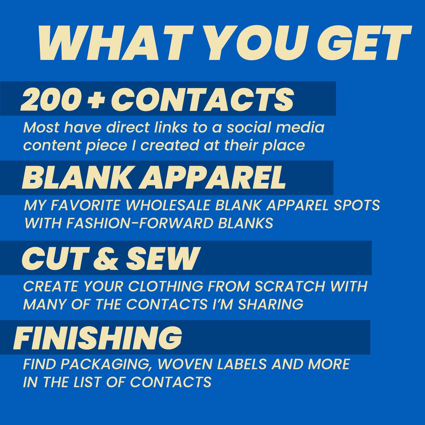 Download My Curated List of 200+ Apparel  Manufacturers: Personally Vetted in the US & Overseas