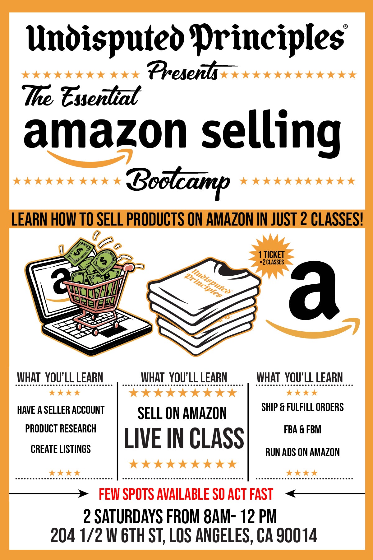amazon class on how to sell online in los angeles