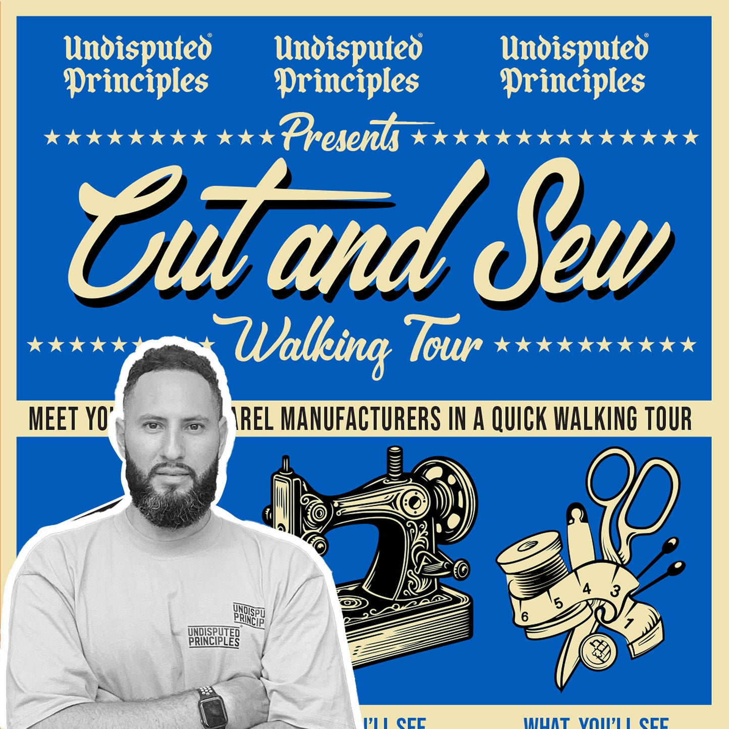 cut and sew walking tour los angeles clothing manufacturing