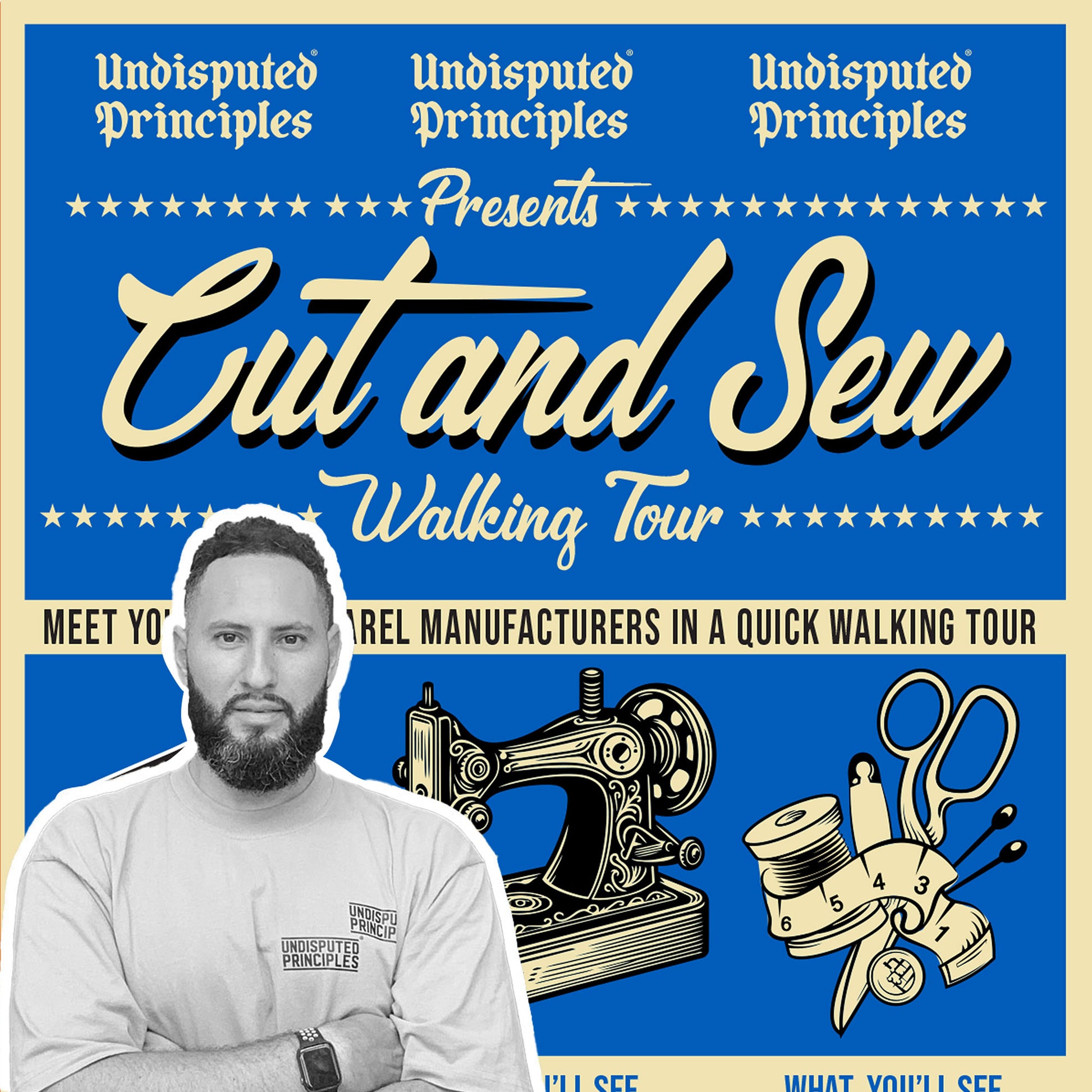 cut and sew walking tour los angeles clothing manufacturing