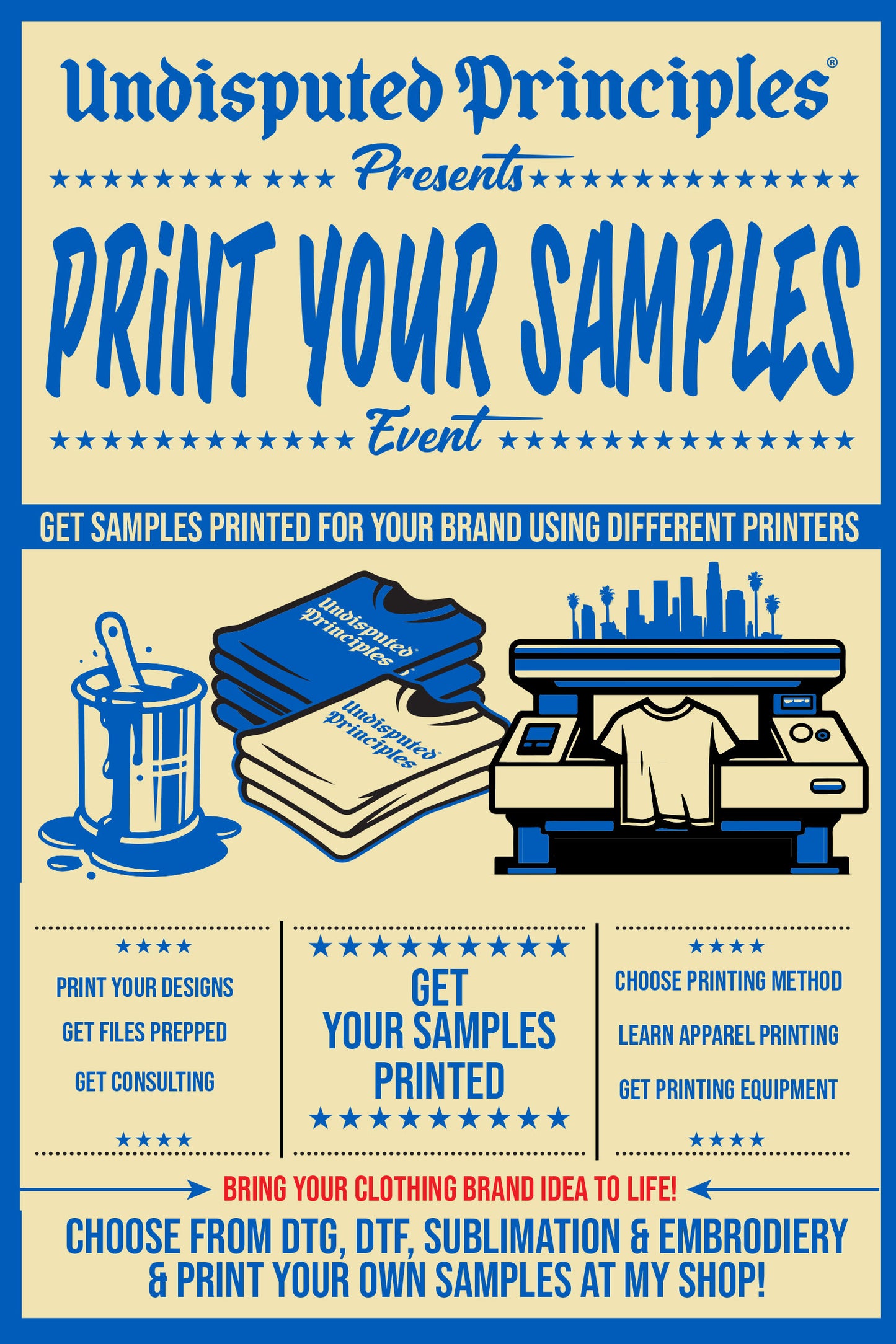 Print Your Own Samples Live Event