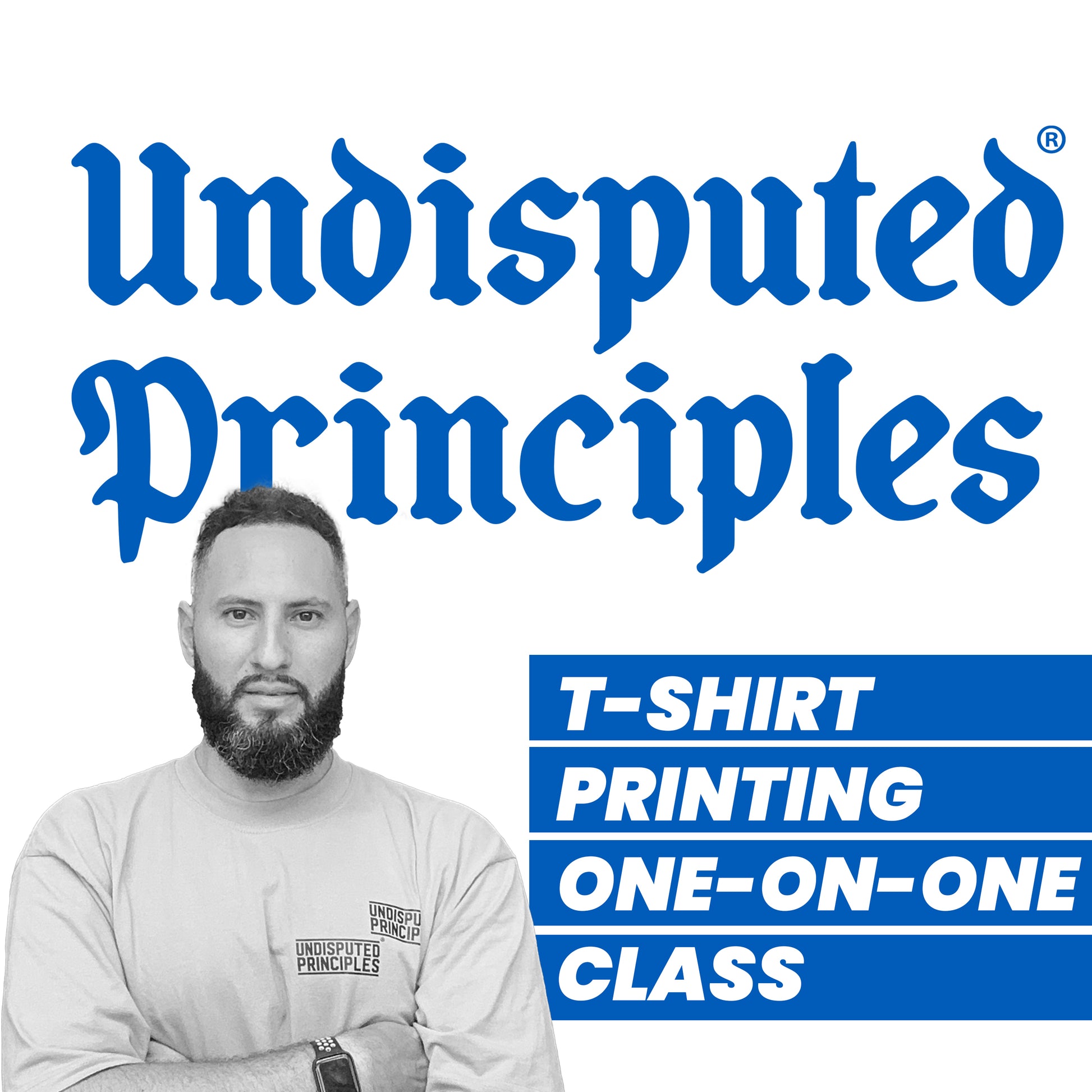 t-shirt printingone on one session with gian from undisputed principles